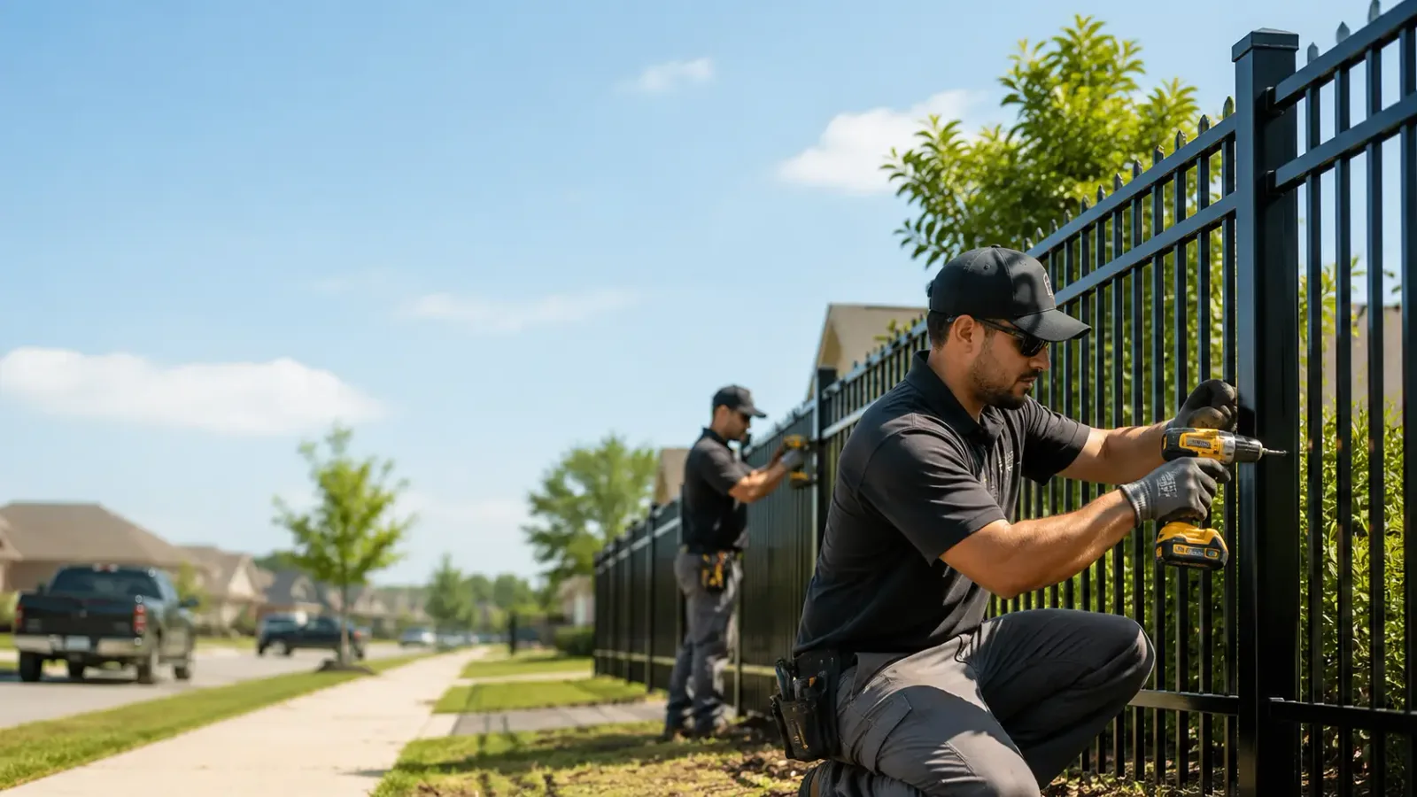 Metal Fence Installation in Fairfield, IL